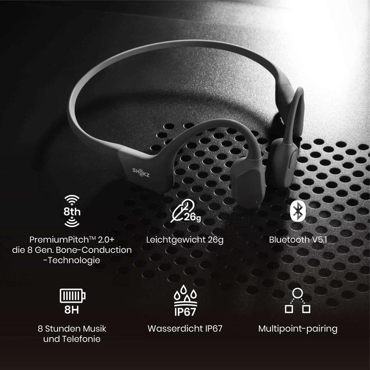 Actual product image Shokz OpenRun (No noise cancelling, 8 h, Wireless)