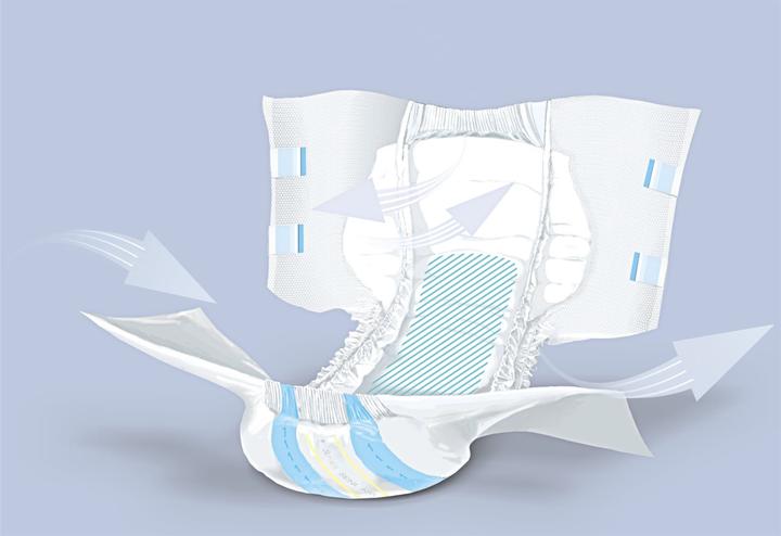 Actual product image Seni Windelhosen M atmungsaktiv Hüftumfang 75-110cm 6 Tropfen (30 x, M)