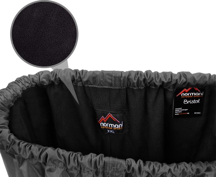 Actual product image Normani Kids rain trousers with fleece lining - 9009 (XL)