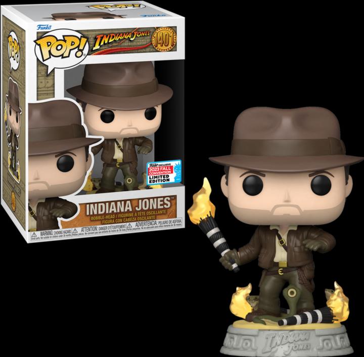 Produktbild Funko Pop! Indiana Jones - Indiana Jones (with Snakes) (Convention Limited Edition) #1401 Bobble-Hea