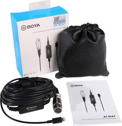 Actual product image Boya BY-BCA7 Lightning Microphone Cable (6 m, Lightning)