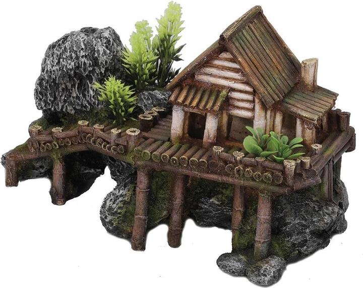 Immagine prodotto EBI Aqua Della Casa di legno con piante (Decorazione, altre voci)