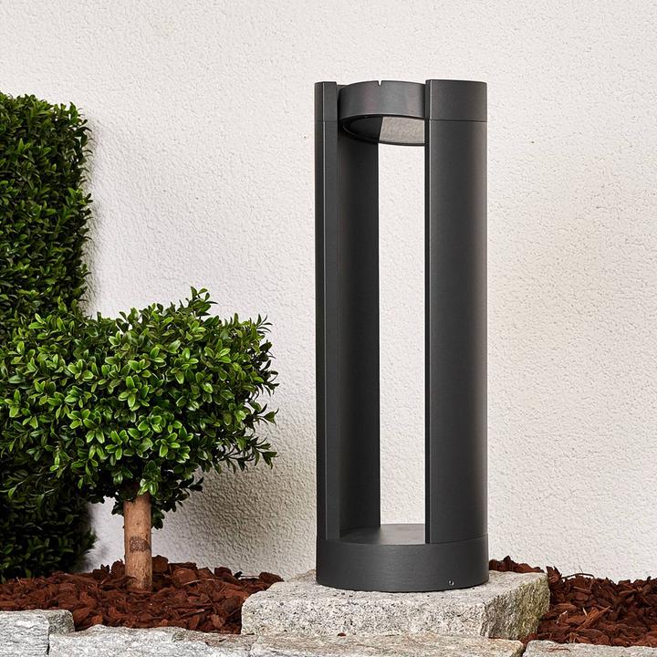 Image du produit Lucande Dylen Short LED Extérieur Jardin Lumière IP65 Graphite (IP65)