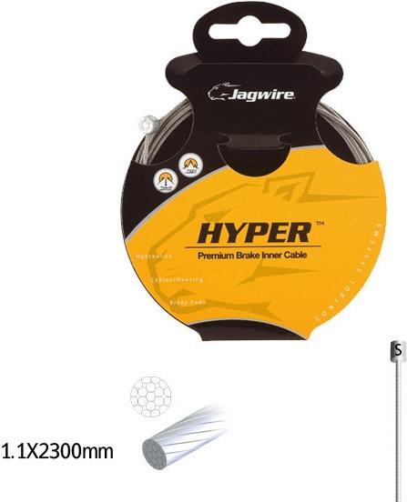 Actual product image Jagwire Câble de Dérailleur HYPER Inox 1.1x2300 Shimano Sram