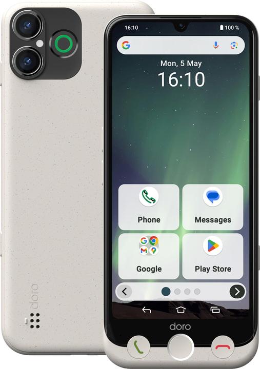 Doro Aurora A30 bone (128 GB, Bone, 6.10", Dual SIM, 4G)