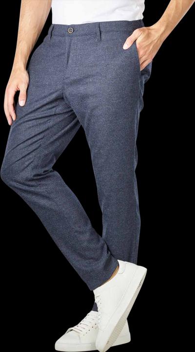 Actual product image Alberto Rob Mini Oxford Pant Slim Fit Navy (W42/L34)