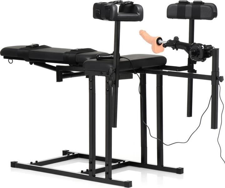 Master Series Obedience Chair with Sex Machine