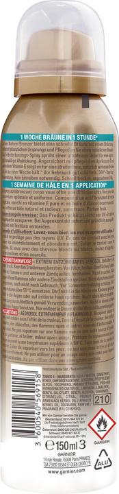 Produktbild Garnier Ambre Solaire Natural Bronzer (Selbstbräunungsspray, 150 ml)