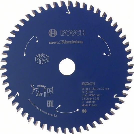 Immagine prodotto Bosch Professional Zubehör Lama circolare Expert for Aluminium per seghe a batteria,216 x 2/1,4 x 30, 66 denti