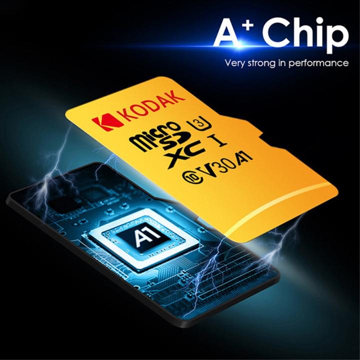 Actual product image Kodak mSD 64GB UHS-I U3/V30/A1 w/a (64 GB, microSDXC, U3, UHS-I)