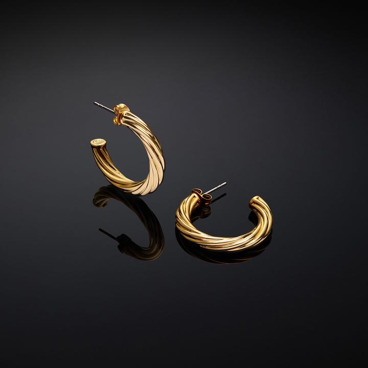 Image du produit Chiara Ferragni Bold Hoop Ohrringe (Laiton)