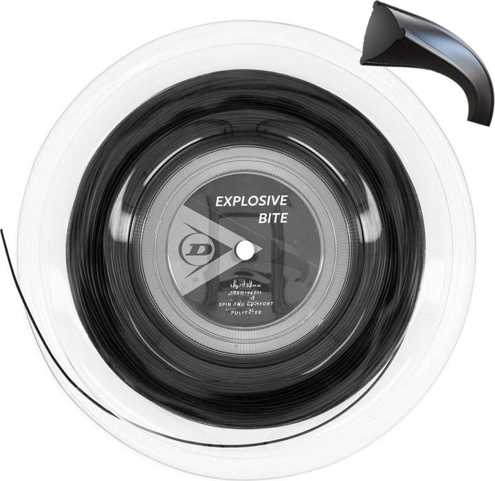 Dunlop Strings for tennis Explosive Bite 1,32mm 200m Black