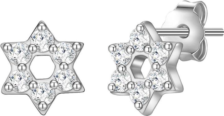 Glanzstücke München Damen Stern Sterling Silber Zirkonia silber - 31602 (Sterling Silber)