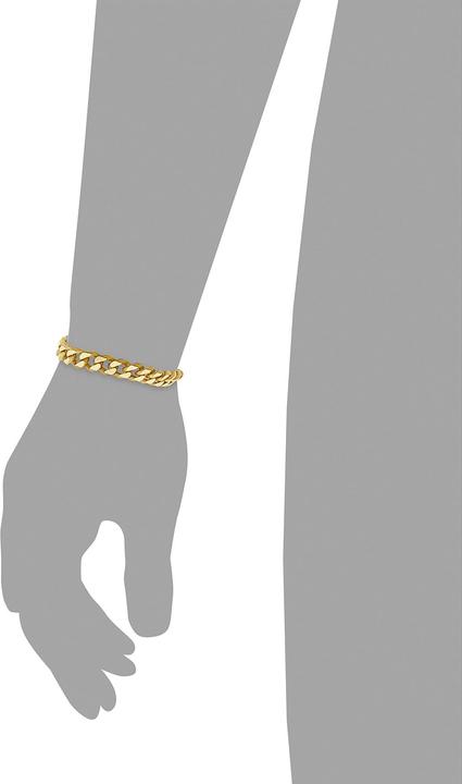 Image du produit S.Oliver Bijoux de bras pour hommes, acier inoxydable (20 cm, Acier inoxydable)
