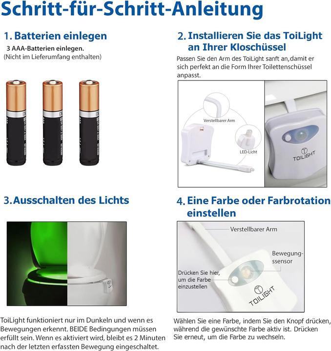 Produktbild ToiLight LED WC Licht