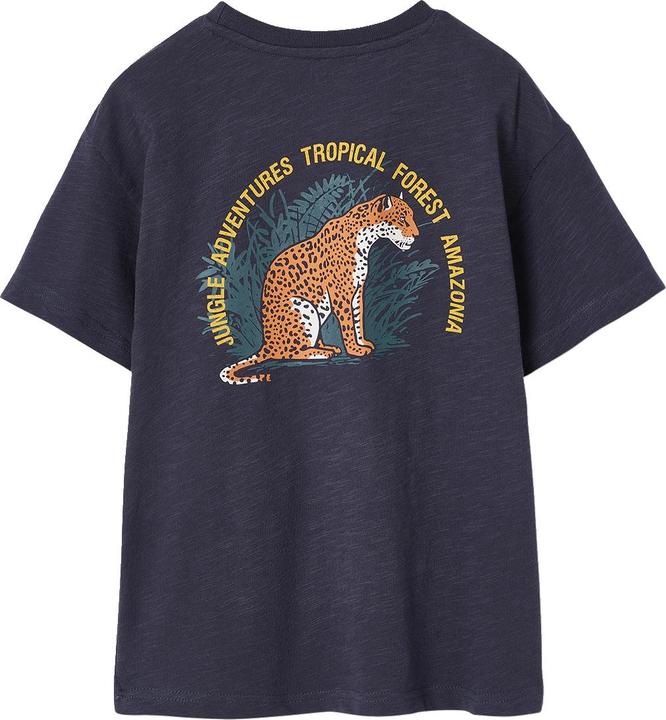Immagine prodotto Vertbaudet Jungen T-Shirt mit Tiger vorn und hinten, Recycling-Baumwolle (110)