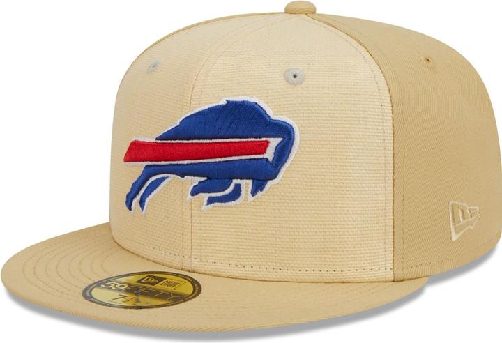 New Era 59Fifty Fitted Cap - RAFFIA Buffalo Bills - 7 1/8 (7 1/8)