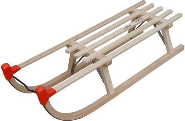 Produktbild Baby Plus Schlitten Holz 100 cm