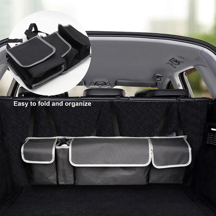 Produktbild König Design Auto Kofferraumtasche Aufbewahrung KFZ Rücksitz Zubehör Tasche Organizer Hänge