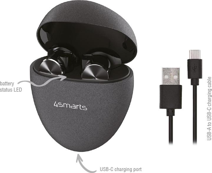 Produktbild 4smarts TWS Pebble (16 h, Kabellos)