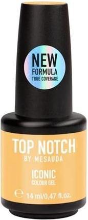 Actual product image Mesauda Top Notch Iconic 281 Sunny Kingdom Semi-Permanent Nail Polish 14ml (Top coat)