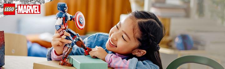 Produktbild LEGO Captain America Baufigur (76258, LEGO Marvel)