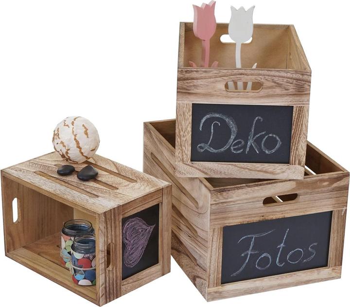 Produktbild JOHN316 Set Holzkiste (24 x 30 x 40 cm)