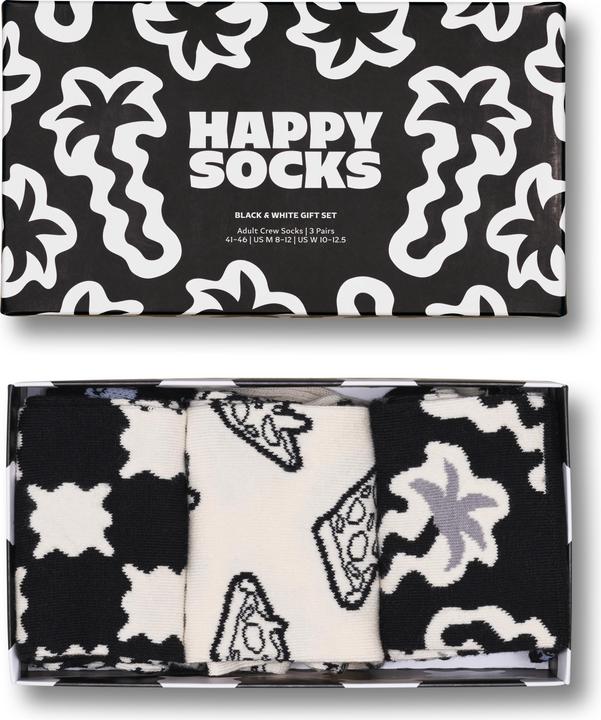 Actual product image Happy Socks Strümpfe BLACK & WHITE Socken 3er Pack (pack of 3, 41 - 46)