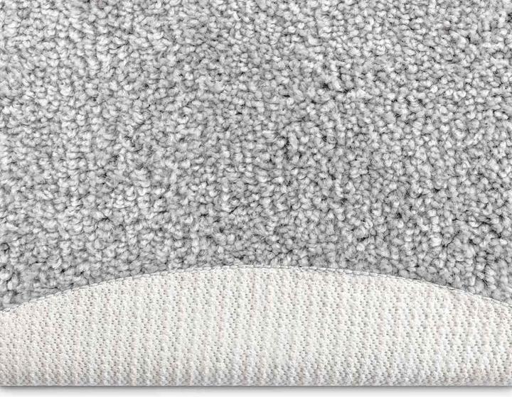 Produktbild VidaXL Kuscheliger Teppich mit Latexboden Grau ø160 cm (160 x 160 cm)
