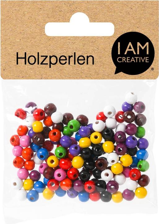 I Am Creative Wooden beads mixture