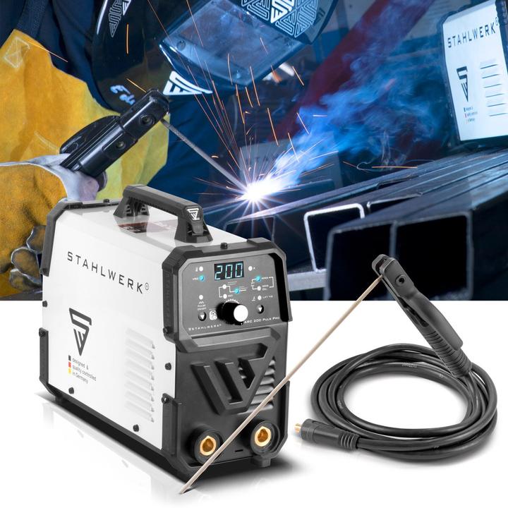 Actual product image Stahlwerk Electrode welding machine ARC 200 Puls Pro fully equipped