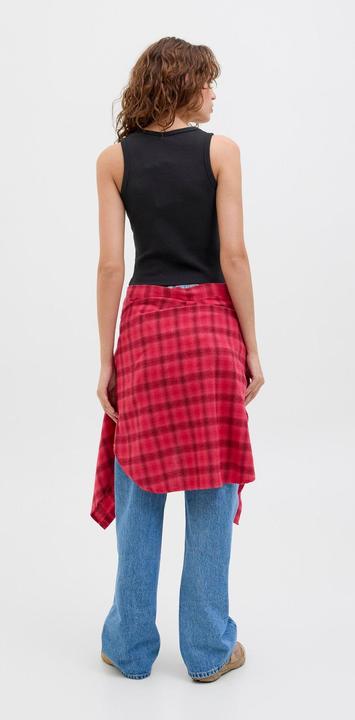 Actual product image JJXX Jxfrida Sl U-Neck Top Jrs Ln (M)