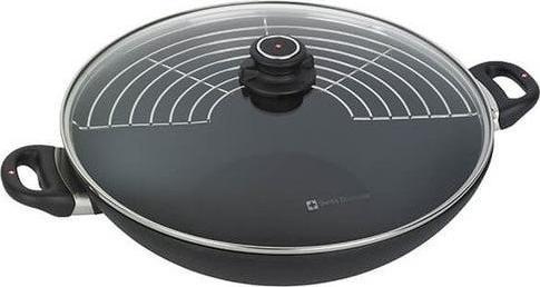 Produktbild Swiss Diamond XD Wokpan - Incl. Deksel en Tempura rek - Inductie - 36 cm - 6 Liter - Zwart (Wok Pfanne, Aluminium)