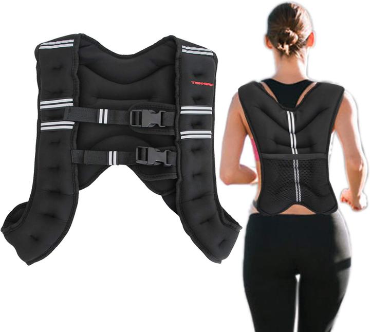 Train Hard Gilet de poids, 10 KG (1 x 10 kg)