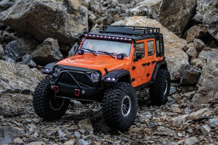 Image du produit Absima 1:10 EP Crawler CR3.4 "SHERPA" Orange 100% RTR SET (RTR Prêt à fonctionner)