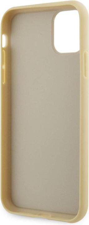 Produktbild Guess Strass-Dreieck-Metall-Logo-Hülle für iPhone 11 Pro Gold (Apple iPhone 11 Pro)