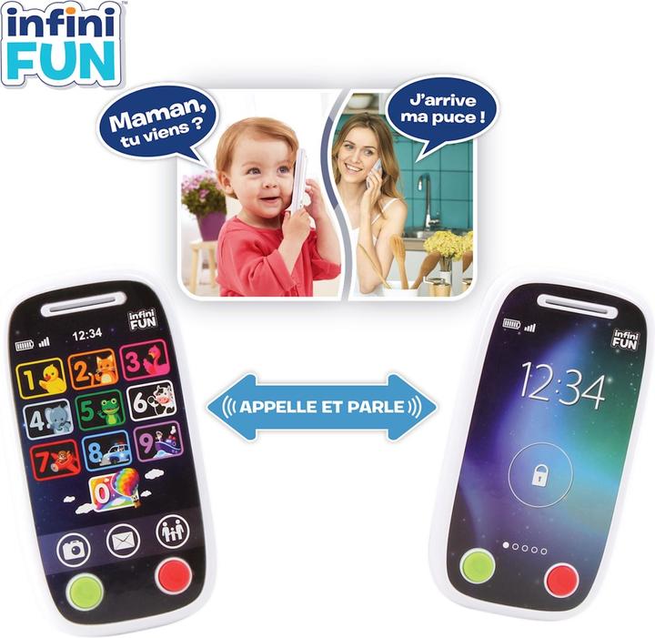 Image du produit KD Toys Mon 1er VRAI duo de téléphones (Français, Anglais)