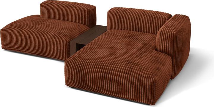 Actual product image Micadoni Modular Right Corner Sofa, "Martina", 2 Seats, 285x176x75 Made in Europe (Corner sofa)