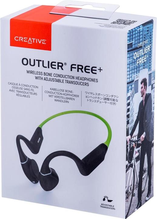 Image du produit Creative Słuchawki kostne Outlier FREE Plus GR (10 h, Sans fil)