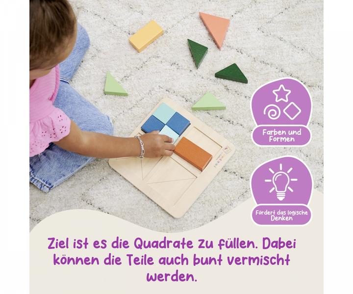 Produktbild Eichhorn EH Montessori Formen Puzzzle (12 Teile)