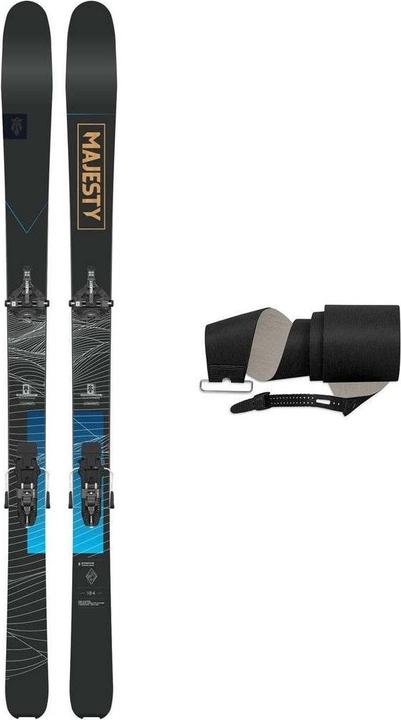 Actual product image Majesty Supertour Set With Crest 10 Rental + Skins 2023 (166 cm, Without binding)