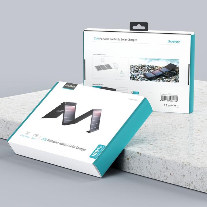 Produktbild Choetech Solarpanel (22 W, 0.87 kg)
