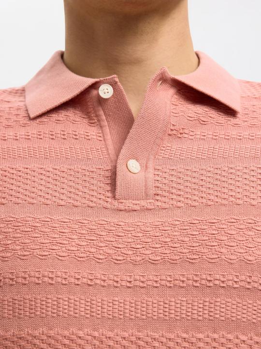 Image du produit Selected Homme Textured Polohemd aus Strick (S)