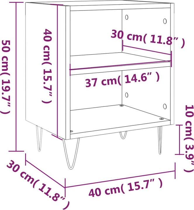 Image du produit VidaXL Calliope (40 x 30 x 50 cm)