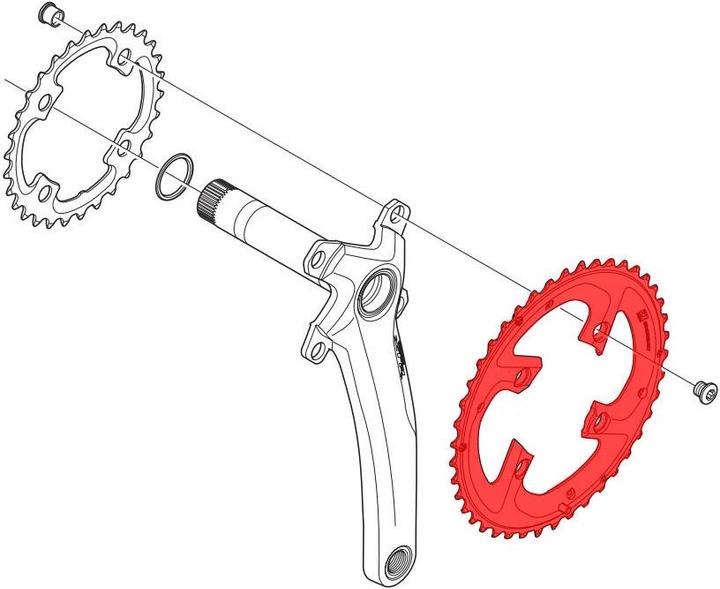 Produktbild Shimano Extérieur XTR 4 Branches M985 (40)
