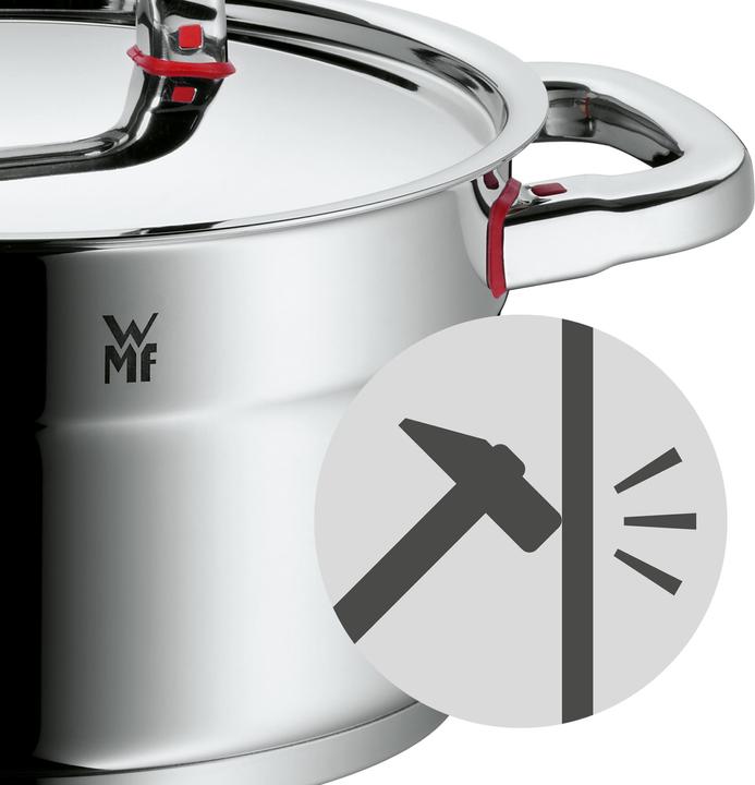 Actual product image WMF Saucepan PREMIUM ONE silver-coloured (16 cm, Pot, Stainless steel)