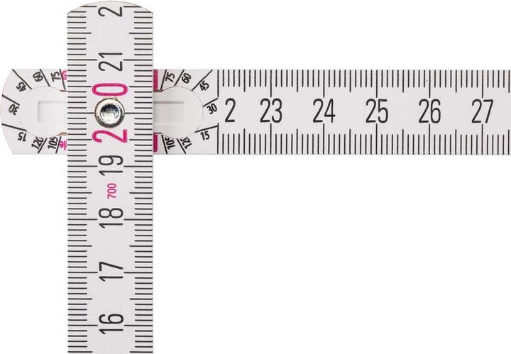 Actual product image Stabila Link scaleType1707mwhitemetricscale (cm, mm)