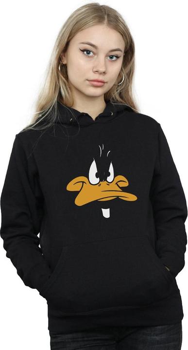 Produktbild Looney Tunes Daffy Duck Big Face Kapuzenpullover (S)