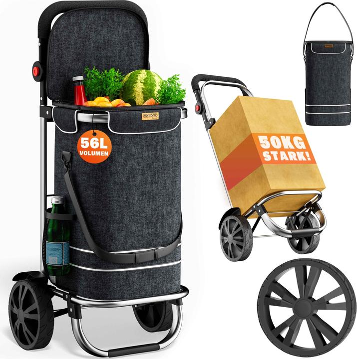 Monzana 2in1 Einkaufstrolley