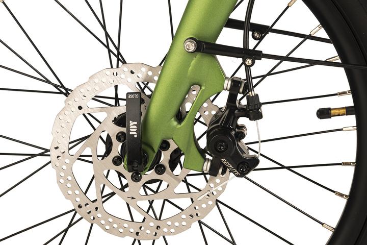 Actual product image Adore E-Citybike 20" aluminium compact bike C-200 Compact Bike rear motor 45NM / 10,4Ah metallic green (42 cm)
